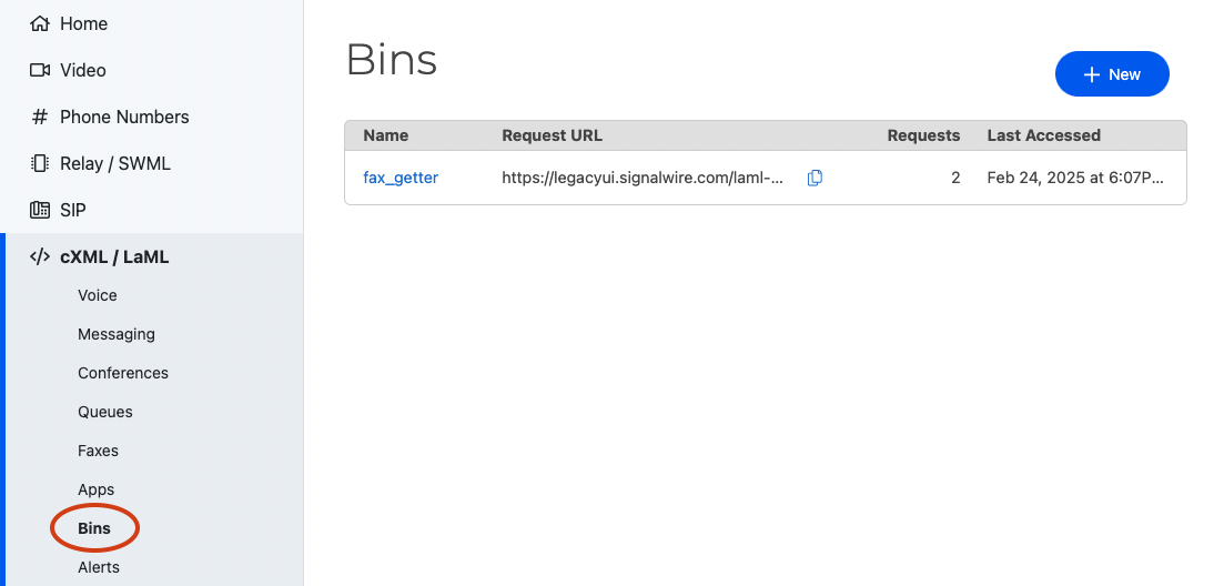 Legacy bin